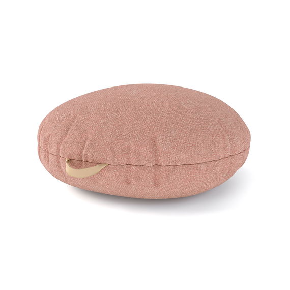 rundes Sitzkissen, rosé