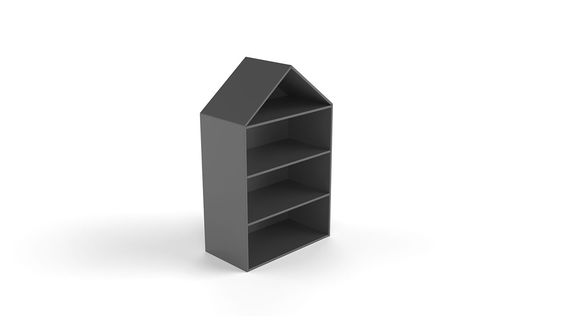 Hausregal Karl, grau