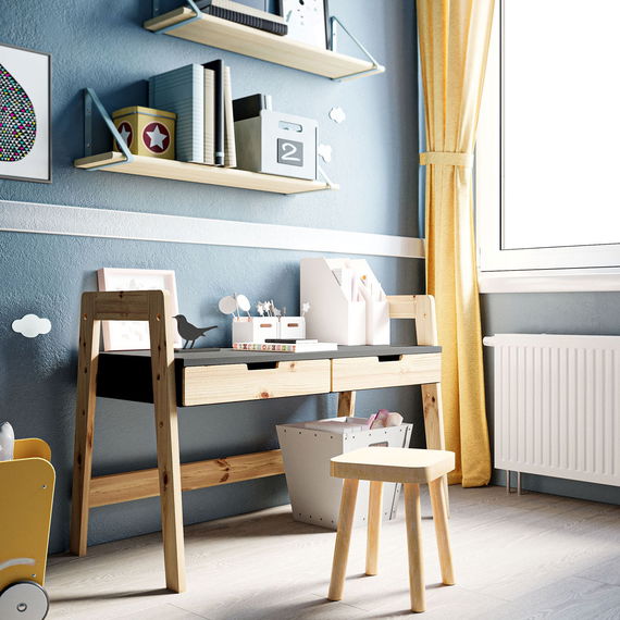 Schreibtisch Cory, Anthrazit