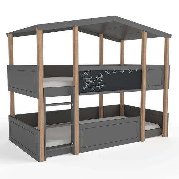 Etagenbett Cory, Anthrazit