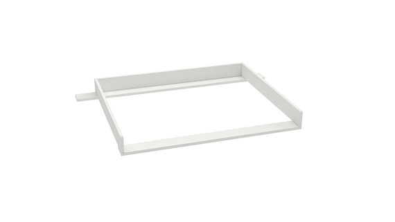 Kommode Laslo mit Wickelaufsatz, weiß