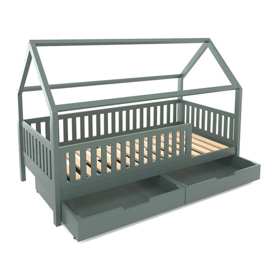 Hausbett Lilly mit Bettkästen