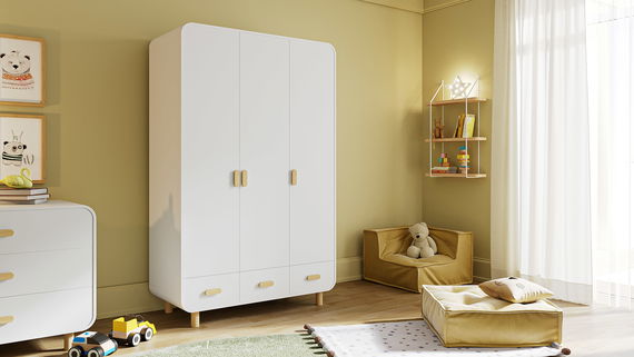 Kleiderschrank Katja, 3-türig