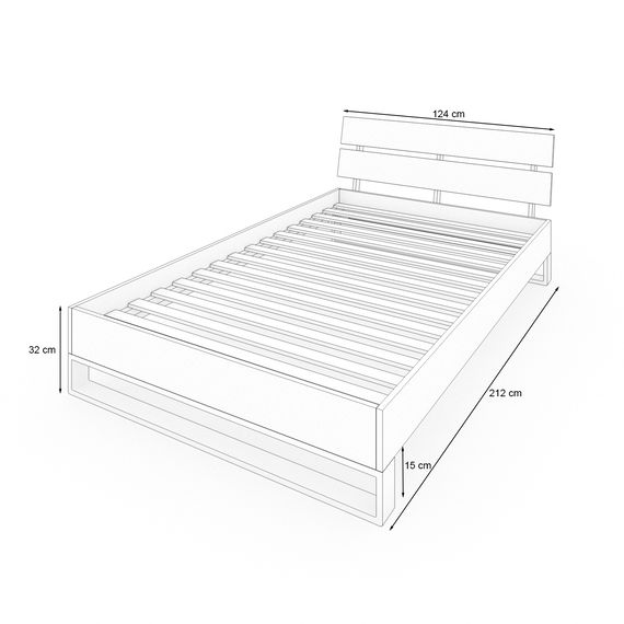 Einzelbett Nico 120x200