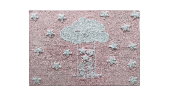 Teppich Himmelsschaukel Pink, 120x160cm