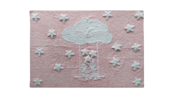 Teppich Himmelsschaukel Pink, 120x160cm