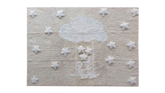 Teppich Himmelsschaukel Beige, 120x160cm