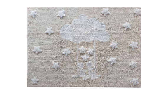 Teppich Himmelsschaukel Beige, 120x160cm