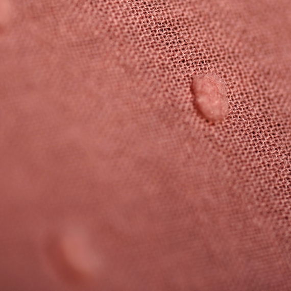 Betthimmel- Plumetis Rose thé / Altrosa kurz geschnitten für Hausbett Maya/Lilly/Sara ( 90x 200cm )