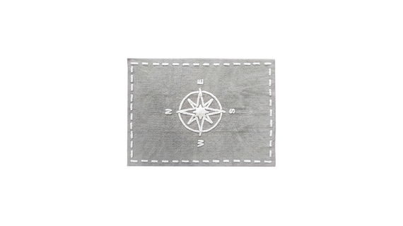 Teppich Kompass 120x160cm-grau