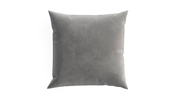 Samtkissen 40x40 cm, grau