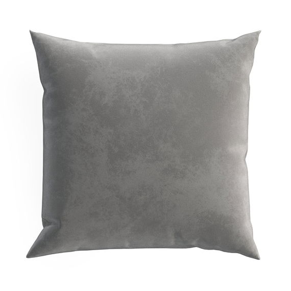 Samtkissen 40x40 cm, grau
