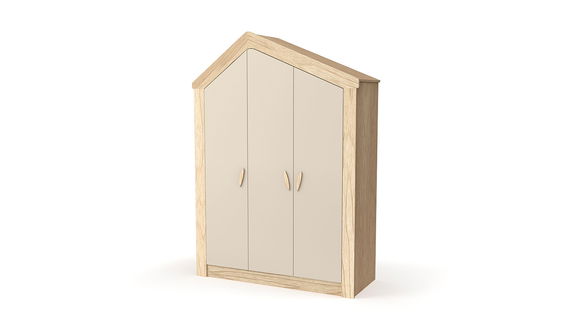 My House Kleiderschrank - 3-türig