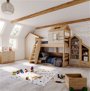 Kinderzimmer My House Etagenbett 5tlg.