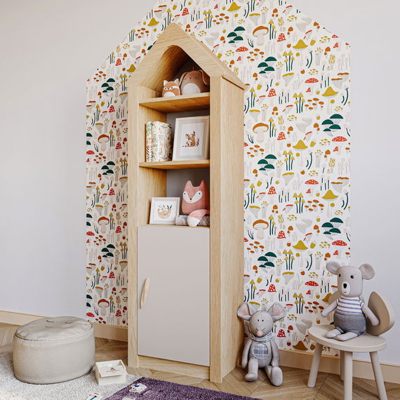 My House Kinderzimmer mittelhohes Hausbett 4tlg.