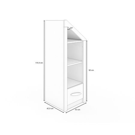 My House Regal Natur/Grau