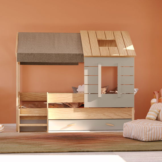 Kinderzimmer My House 5tlg. mit Hausbett und 2-Türer