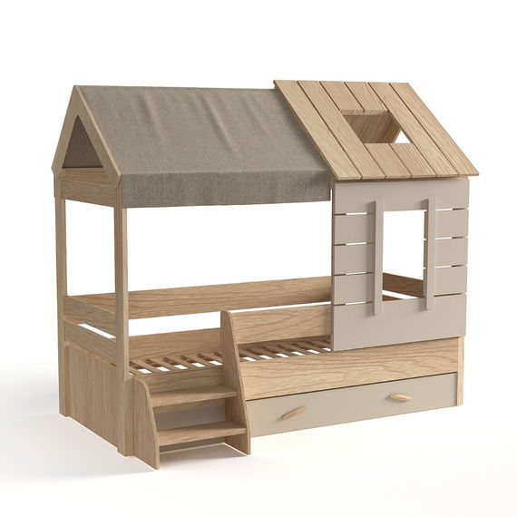 Kinderzimmer My House 5tlg. mit Hausbett und 2-Türer