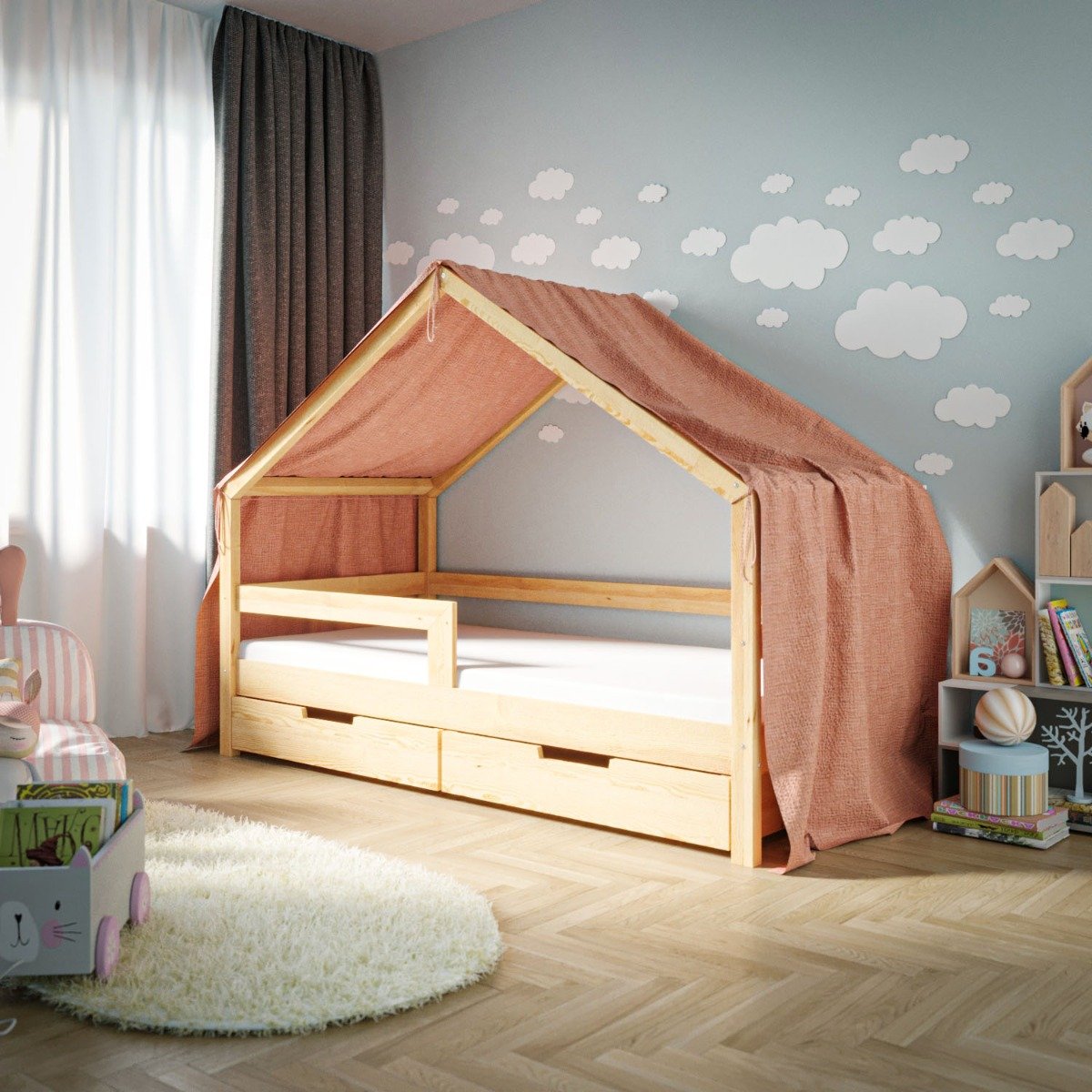 Betthimmel für Hausbett Lara