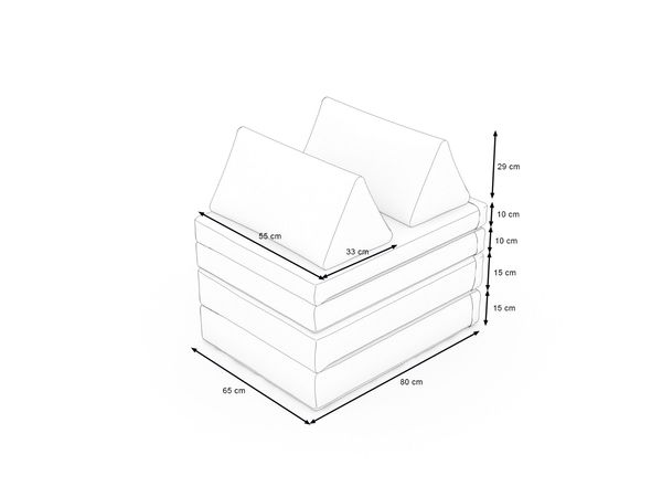 My Color Play Kindersofa, Blau