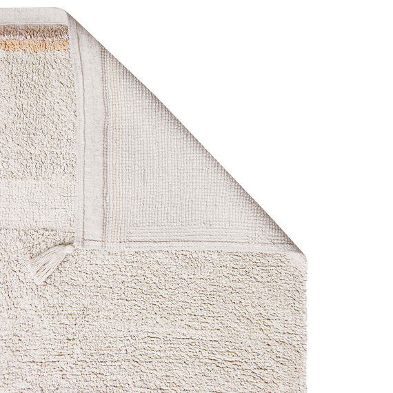 Waschbarer Teppich Bloom Natur XS