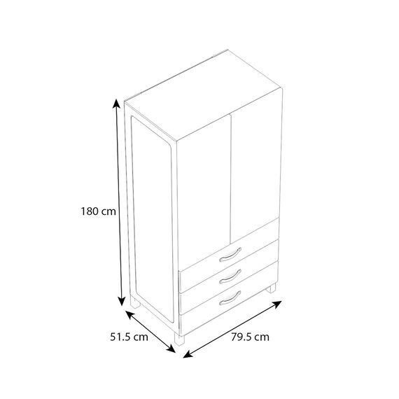 Kinderzimmer Set 7-teilig Cory 90x200cm, Anthrazit