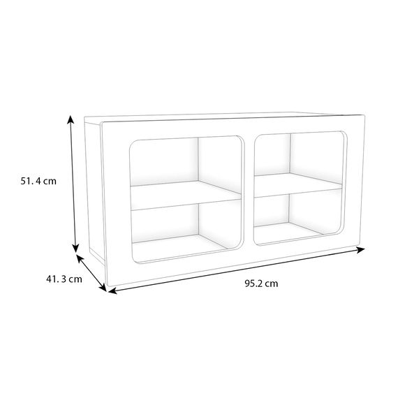 Unterstellregal für Hausbett Cory, Anthrazit