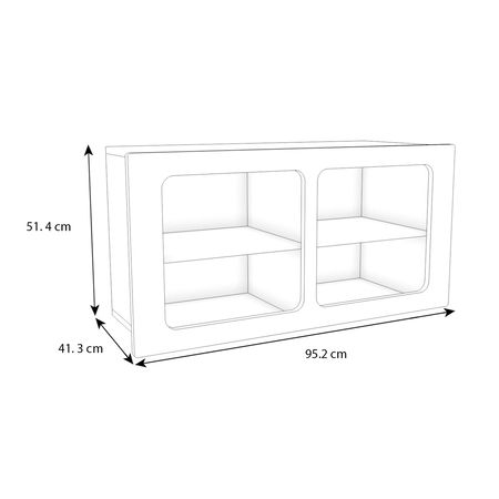 Unterstellregal für Hausbett Cory