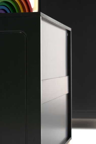 Kinderzimmer Set 7-teilig Cory 90x200cm, Anthrazit