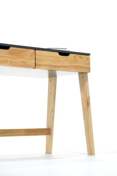 Kinderzimmer Set mit Schreibtisch 8-teilig Cory 90x200cm, Anthrazit