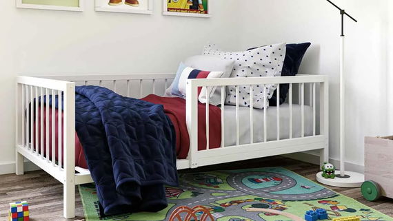 Kinderbett Daniel, weiß