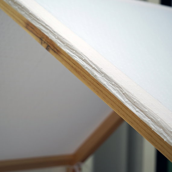 Stoffdach Weiß Hausbett Milo 140x200