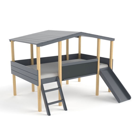 Hausbett Cory Anthrazit / Kiefer (Limited Edition)