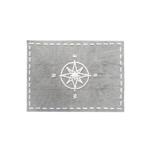 Teppich Kompass 120x160cm-grau