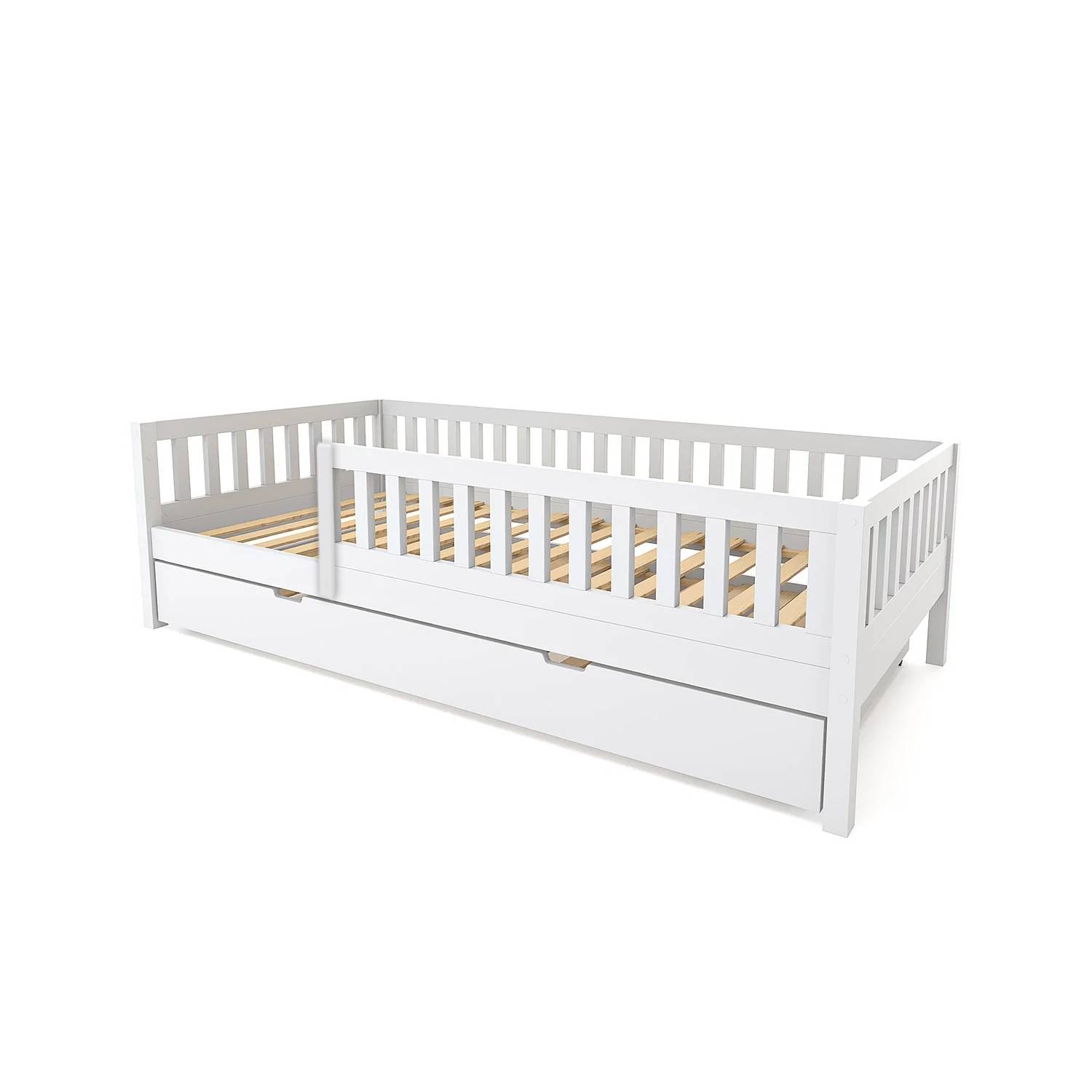 Einzelbett Lilly mit Flachsprossen (90 x 200cm)