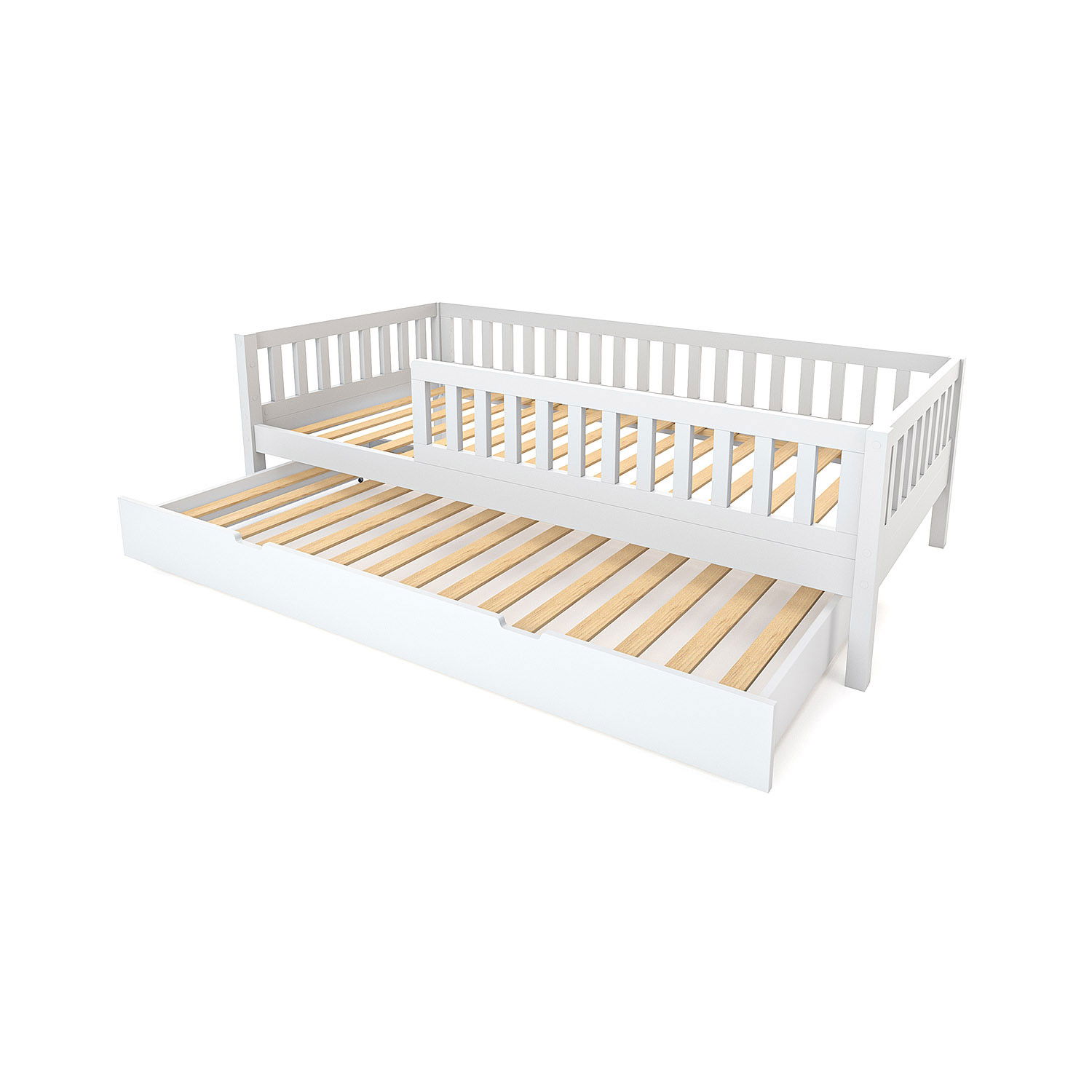 Einzelbett Lilly mit Flachsprossen (90 x 200cm)