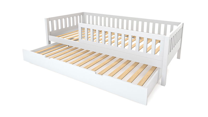Einzelbett Lilly mit Flachsprossen (90 x 200cm)