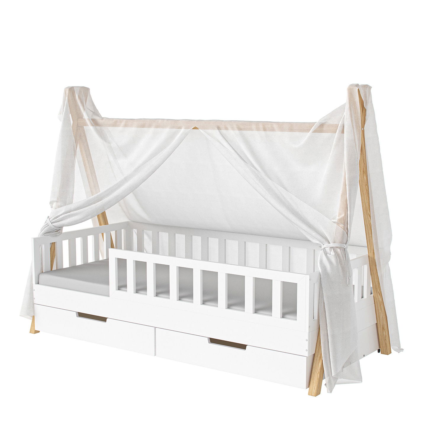 Stoffdach Betthimmel Tipi-Bett Bella