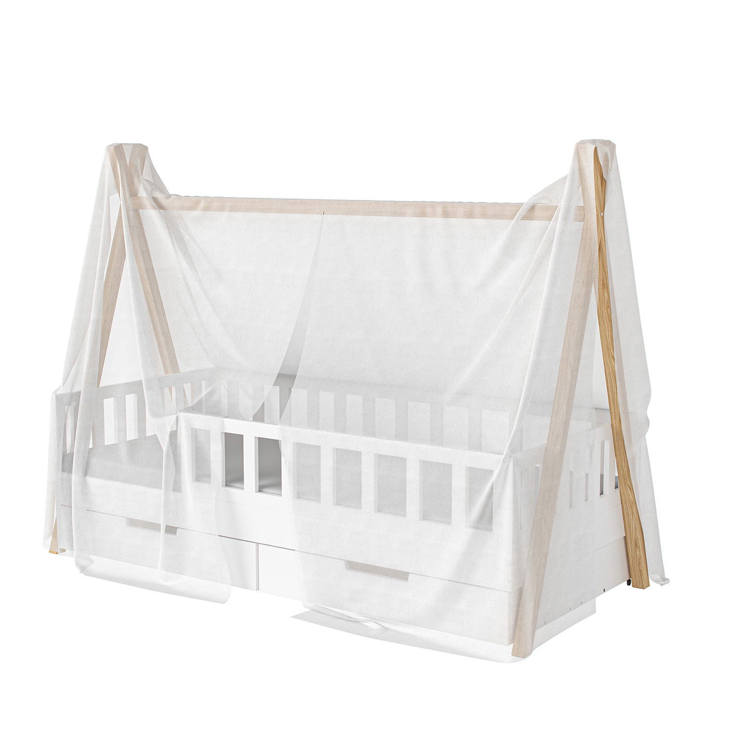 Stoffdach Betthimmel Tipi-Bett Bella