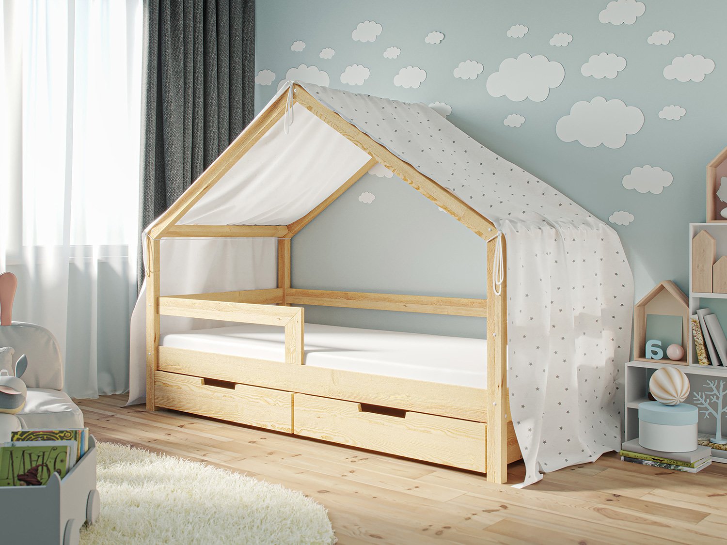 Betthimmel für Hausbett Lara