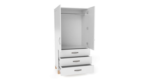 Kinderzimmer Set 4-teilig Cory mit Etagenbett