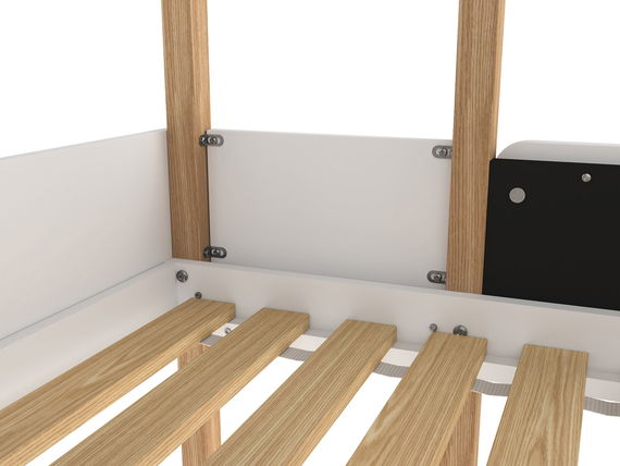 Montage Rausfallschutz wenn die Rutsche abgebaut wird