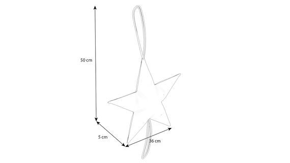 Deko-Kissen Big Star Grey Knit