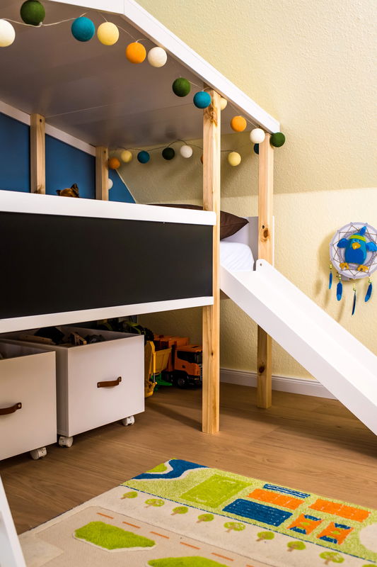 Kundenbild, Rutsche und Leiter können auch getauscht werden.