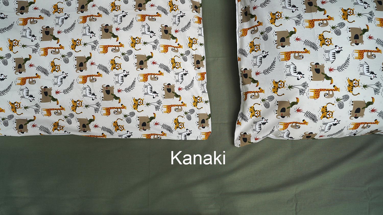 Kinderbettwäsche - Funny Jungle (40/60 und 100/135 cm)