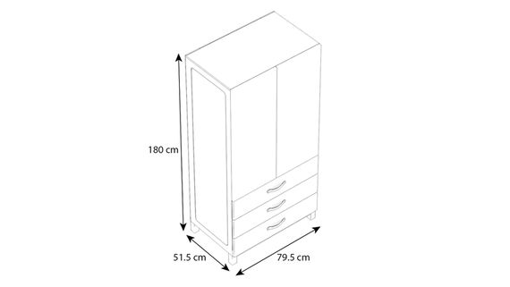 Kinderzimmer Set 8-teilig mit Schreibtisch Luna / Cory 90x200 cm