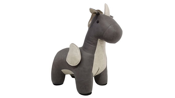 MyAnimalCube Sitzhocker Einhorn Elfi grau