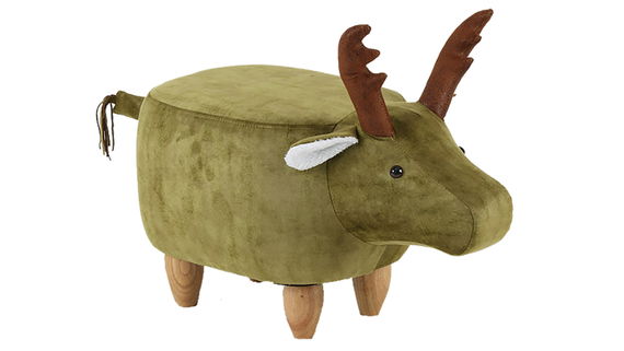 MyAnimalCube Sitzhocker Elch Erik grün