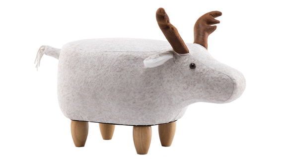 MyAnimalCube Sitzhocker Elch Erik grau
