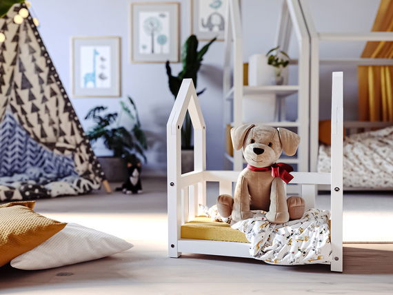 Puppenbett Lilly in Weiß